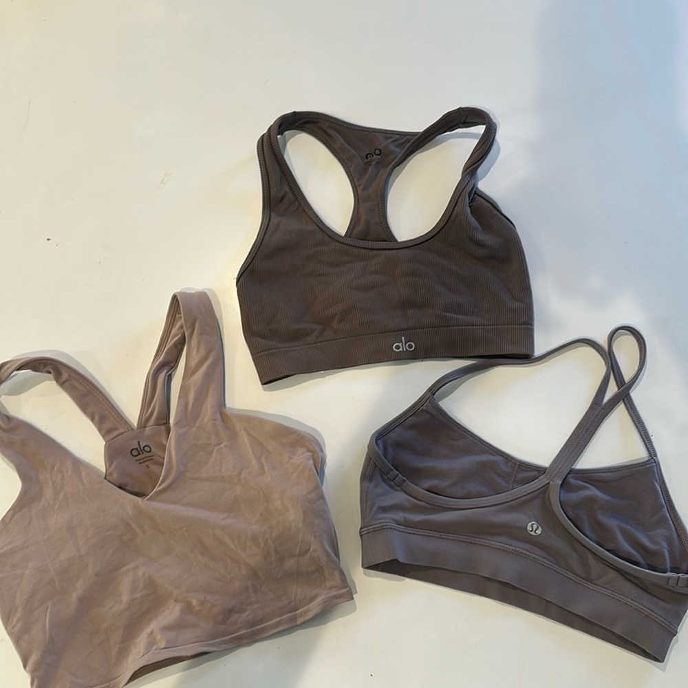 2 Alo / 1 Lululemon Sports Bra Package